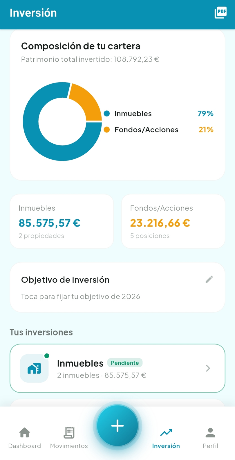 Fondos y acciones